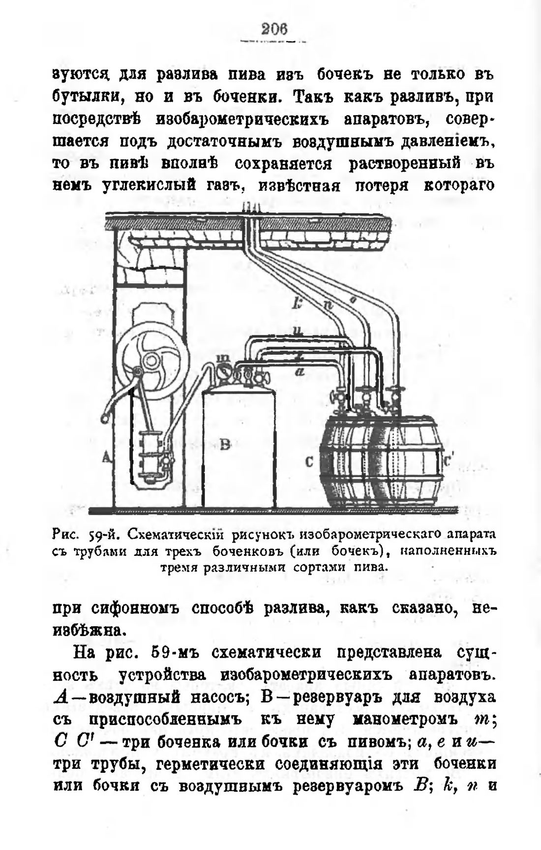Скан страницы 226 книги «Пивоварение, квасоварение и медоварение»