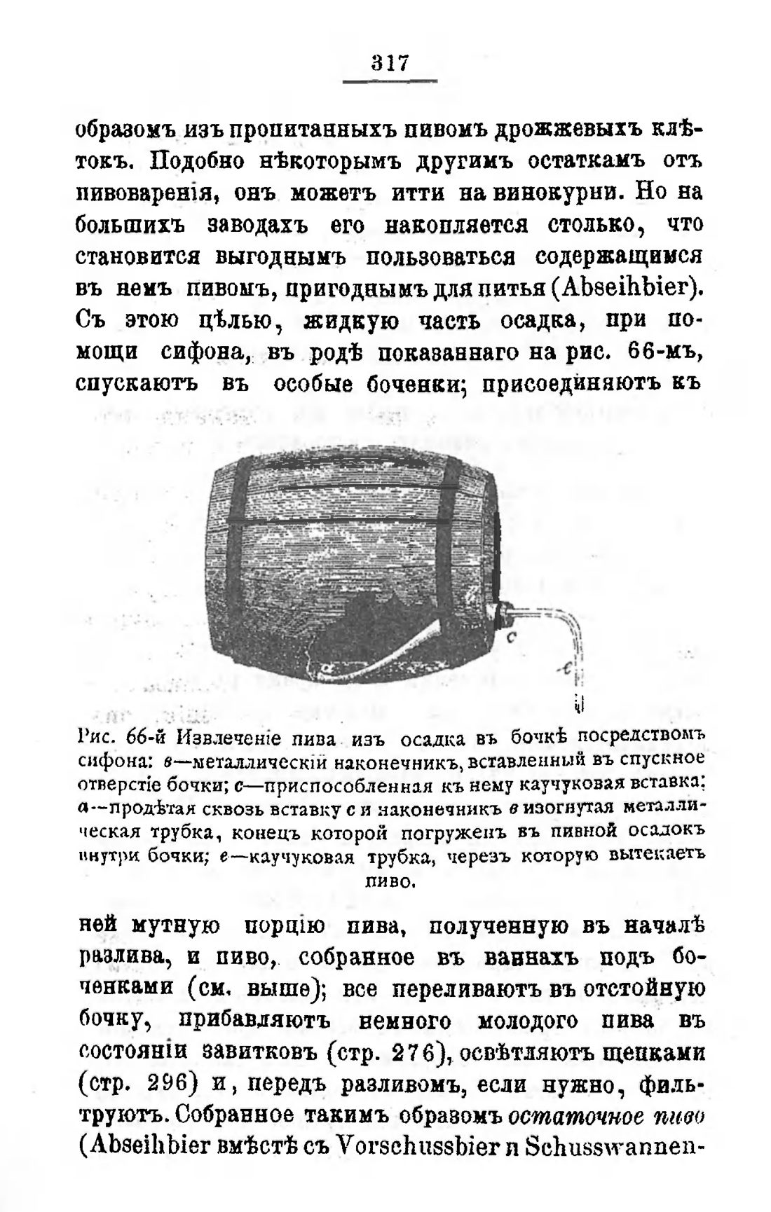 Скан страницы 337 книги «Пивоварение, квасоварение и медоварение»