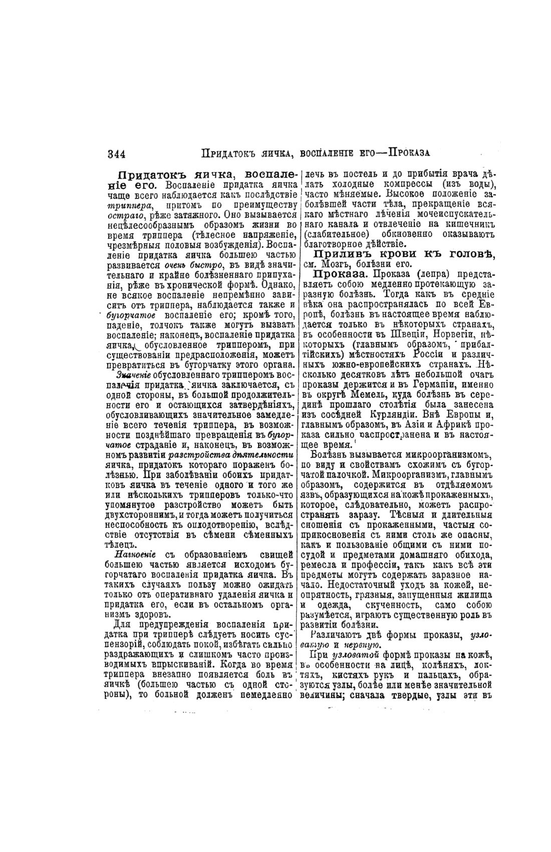 Скан страницы 344 книги «Домашний лечебник»
