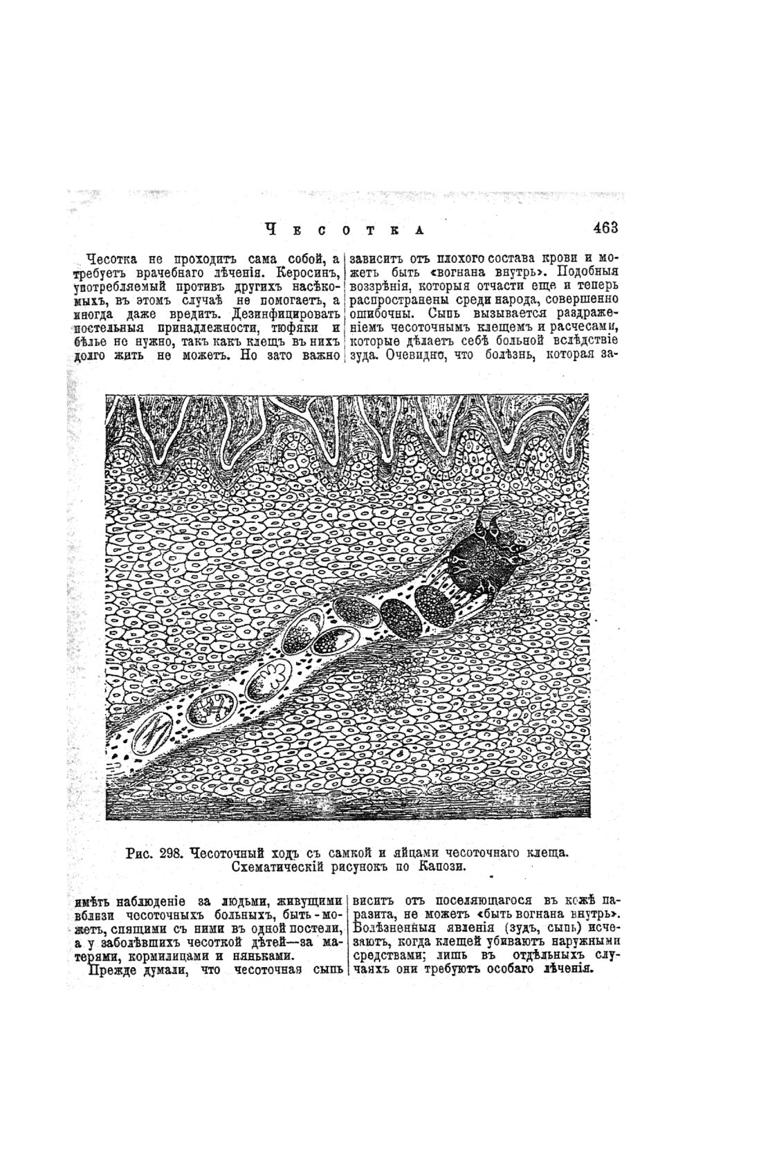 Скан страницы 463 книги «Домашний лечебник»