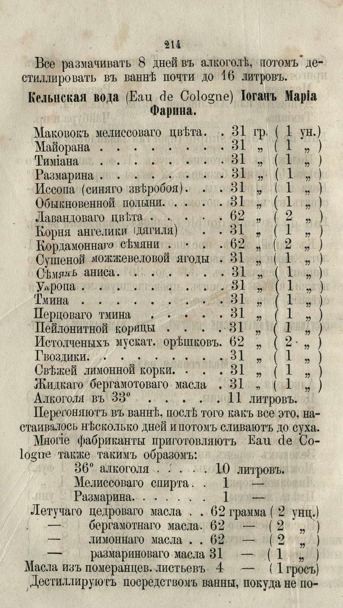 Скан страницы 240 книги «Буфет всевозможных водок»
