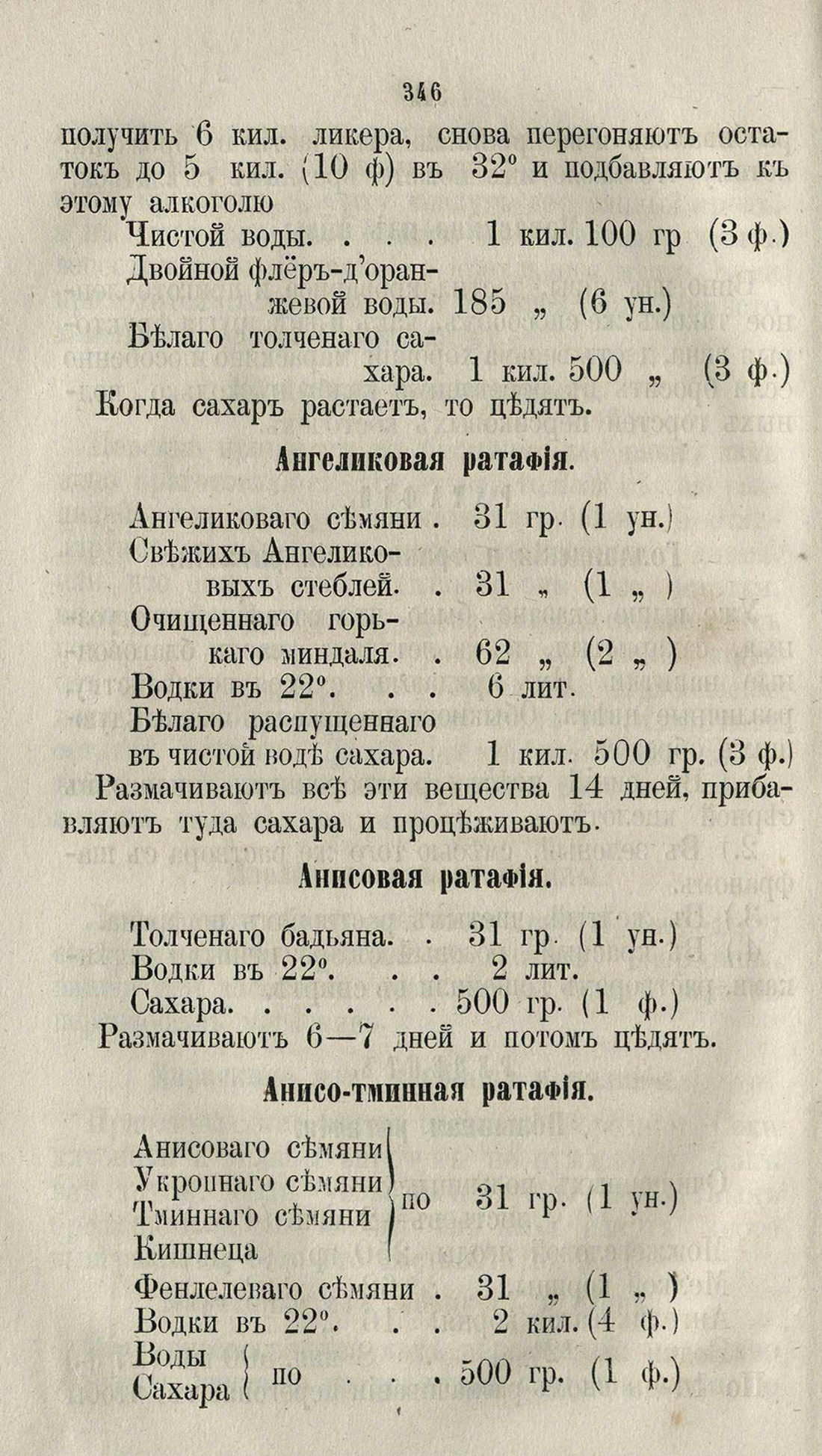 Скан страницы 372 книги «Буфет всевозможных водок»