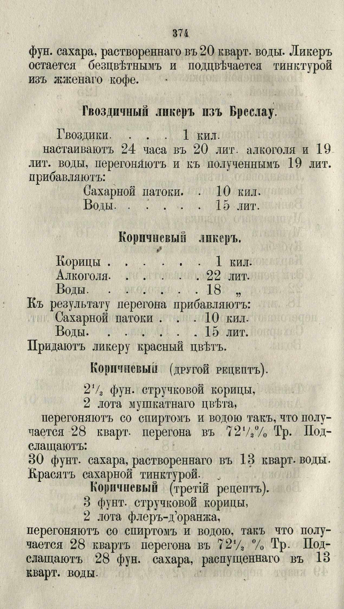 Скан страницы 400 книги «Буфет всевозможных водок»