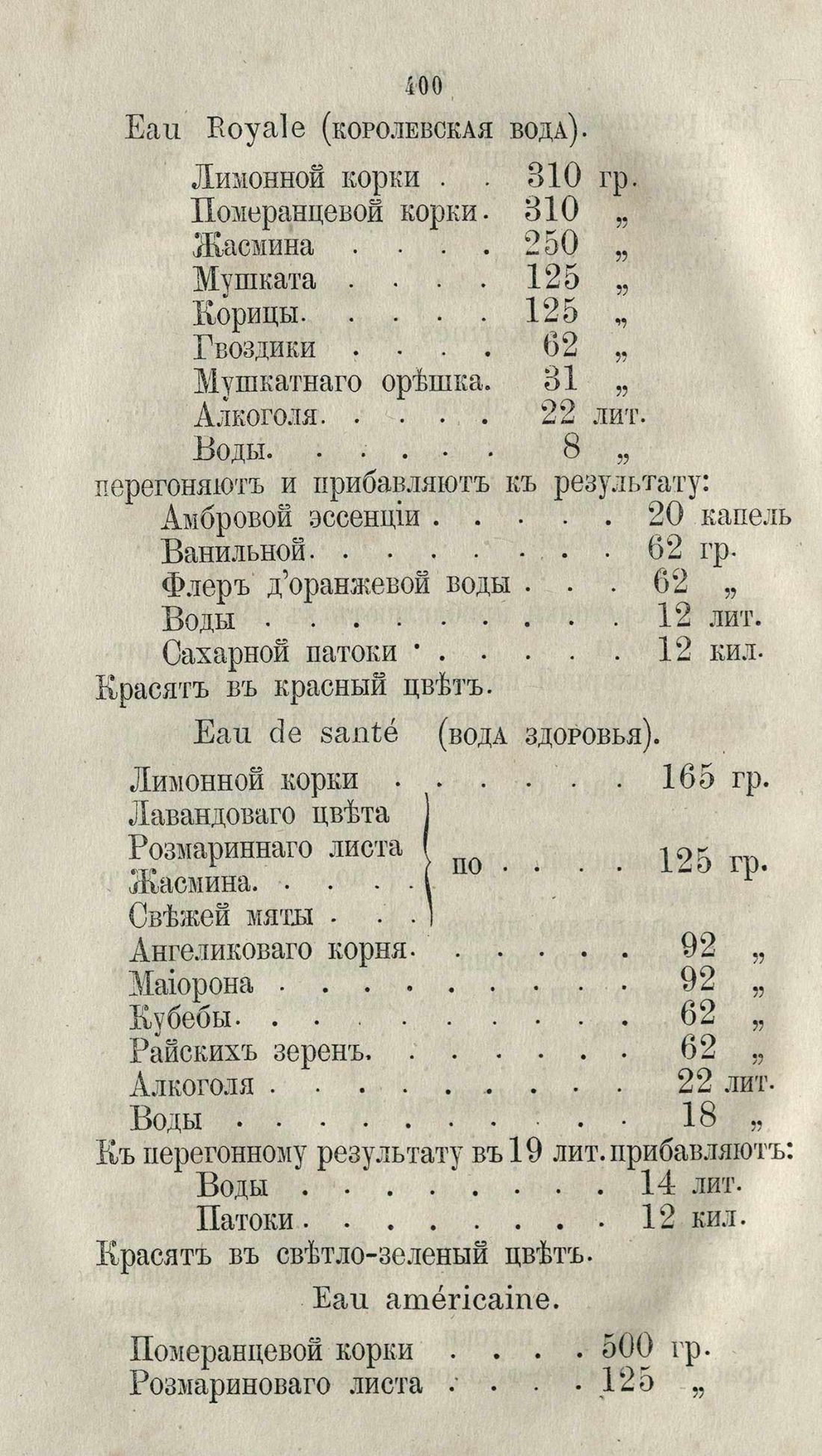 Скан страницы 426 книги «Буфет всевозможных водок»