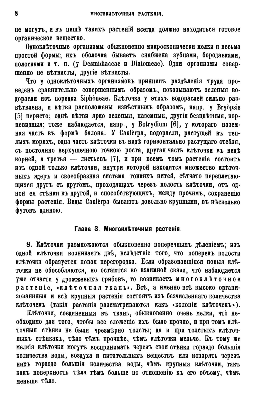 Скан страницы 11 книги «Систематика растений. Часть 1»