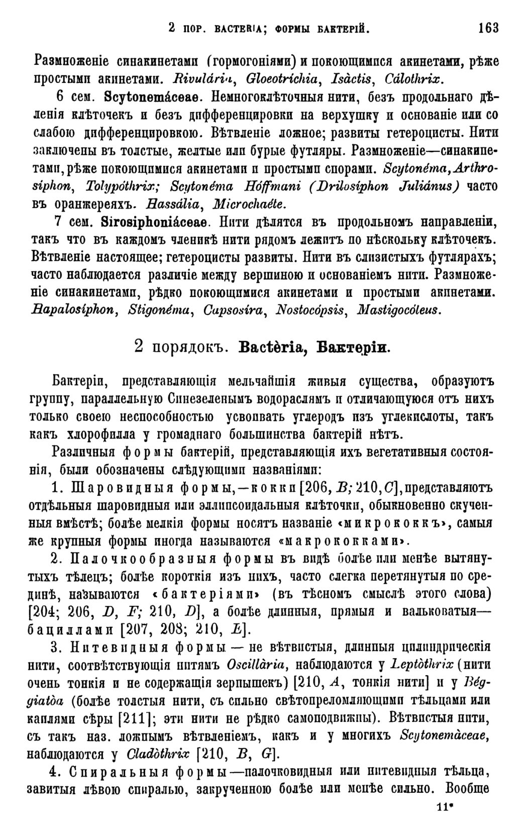 Скан страницы 166 книги «Систематика растений. Часть 1»
