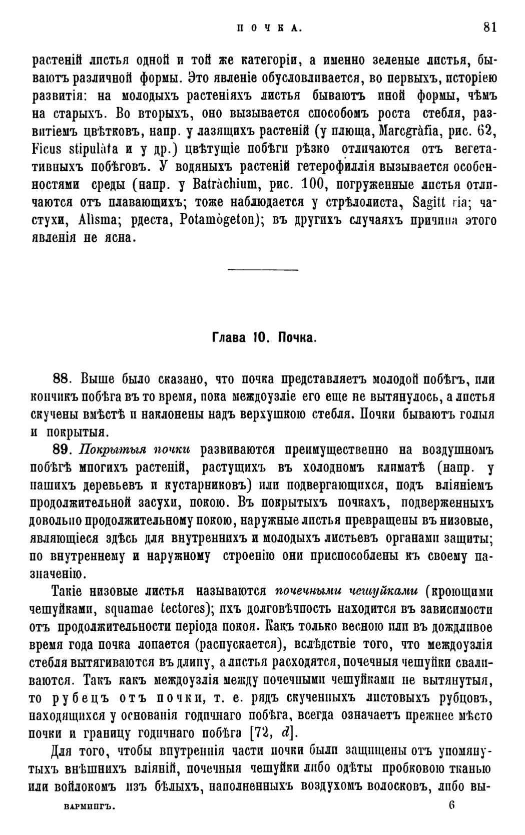 Скан страницы 84 книги «Систематика растений. Часть 1»