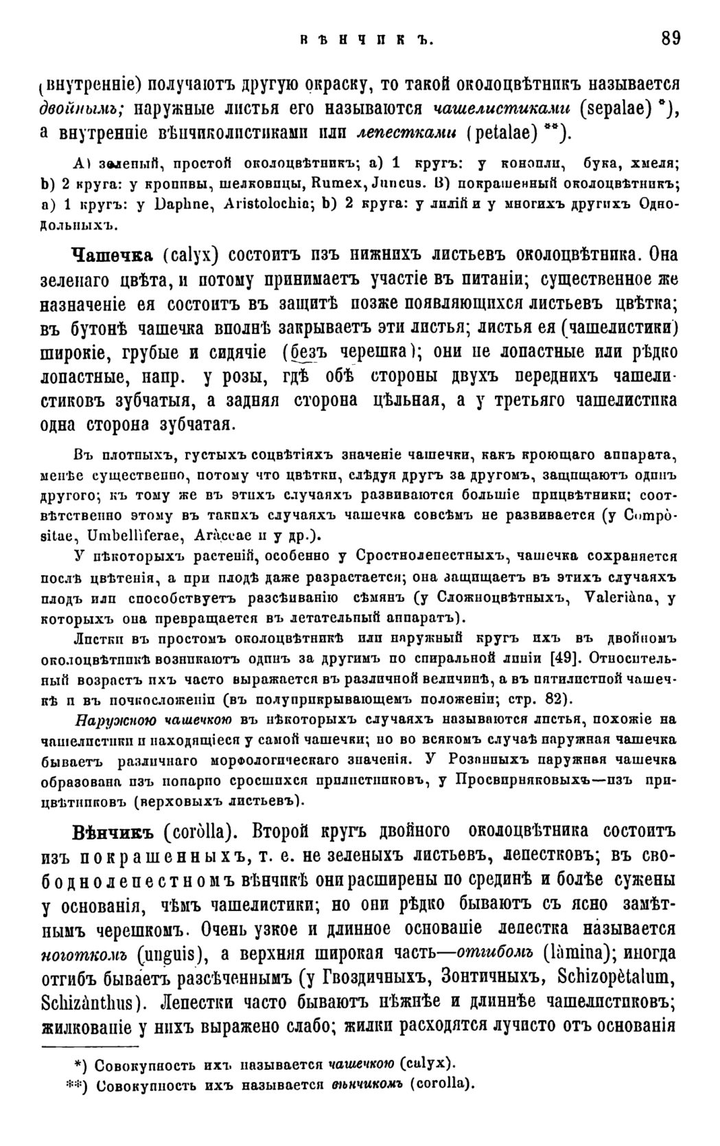 Скан страницы 92 книги «Систематика растений. Часть 1»