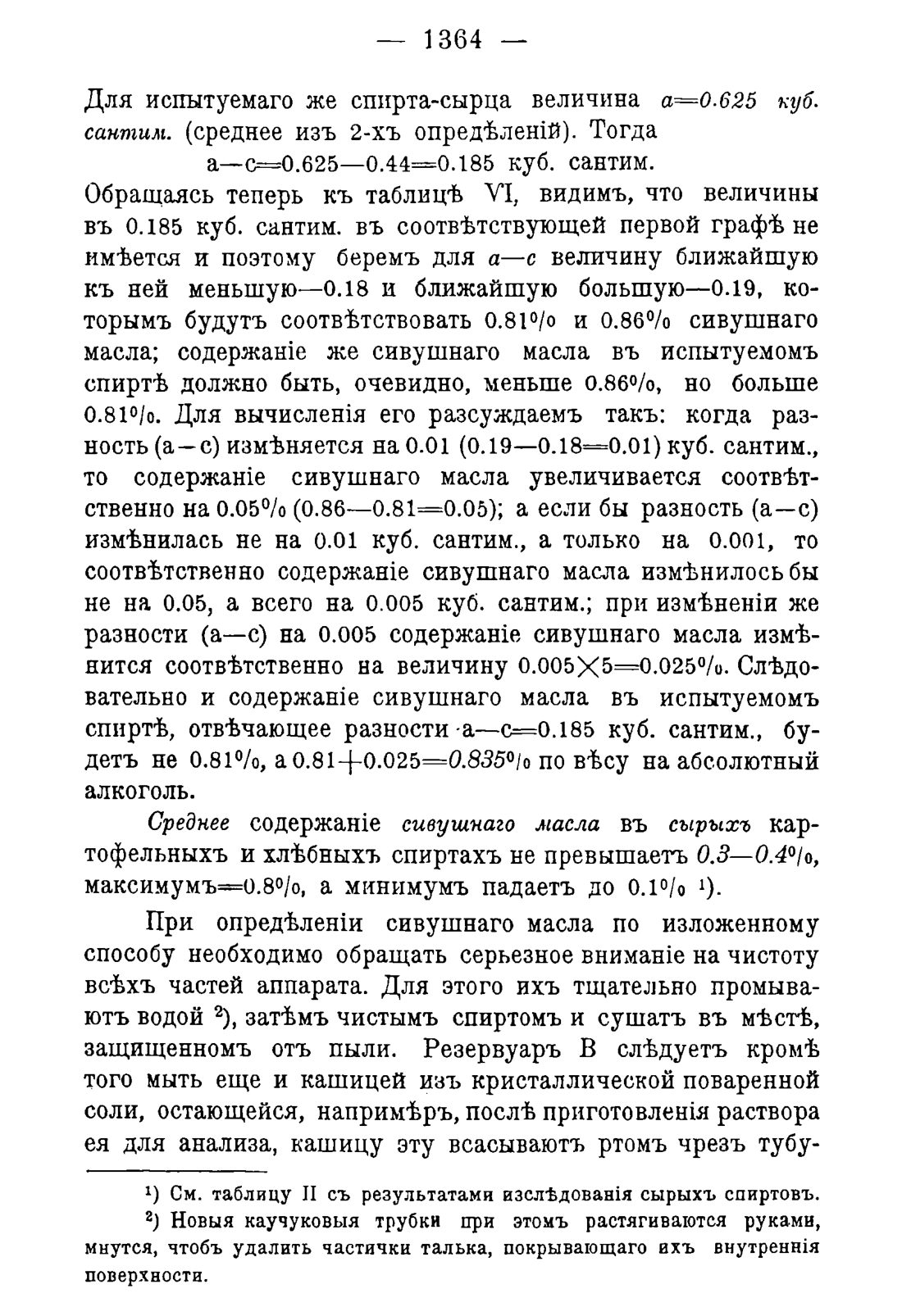 Скан страницы 1396 книги «Руководство к винокуренному производству»