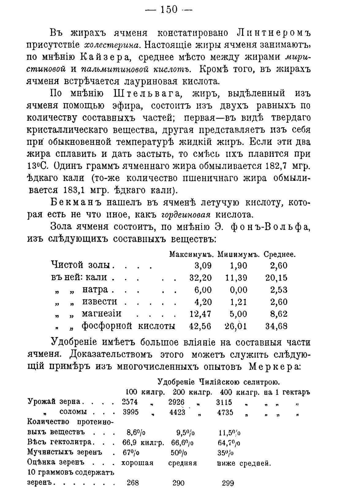 Скан страницы 160 книги «Руководство к винокуренному производству»