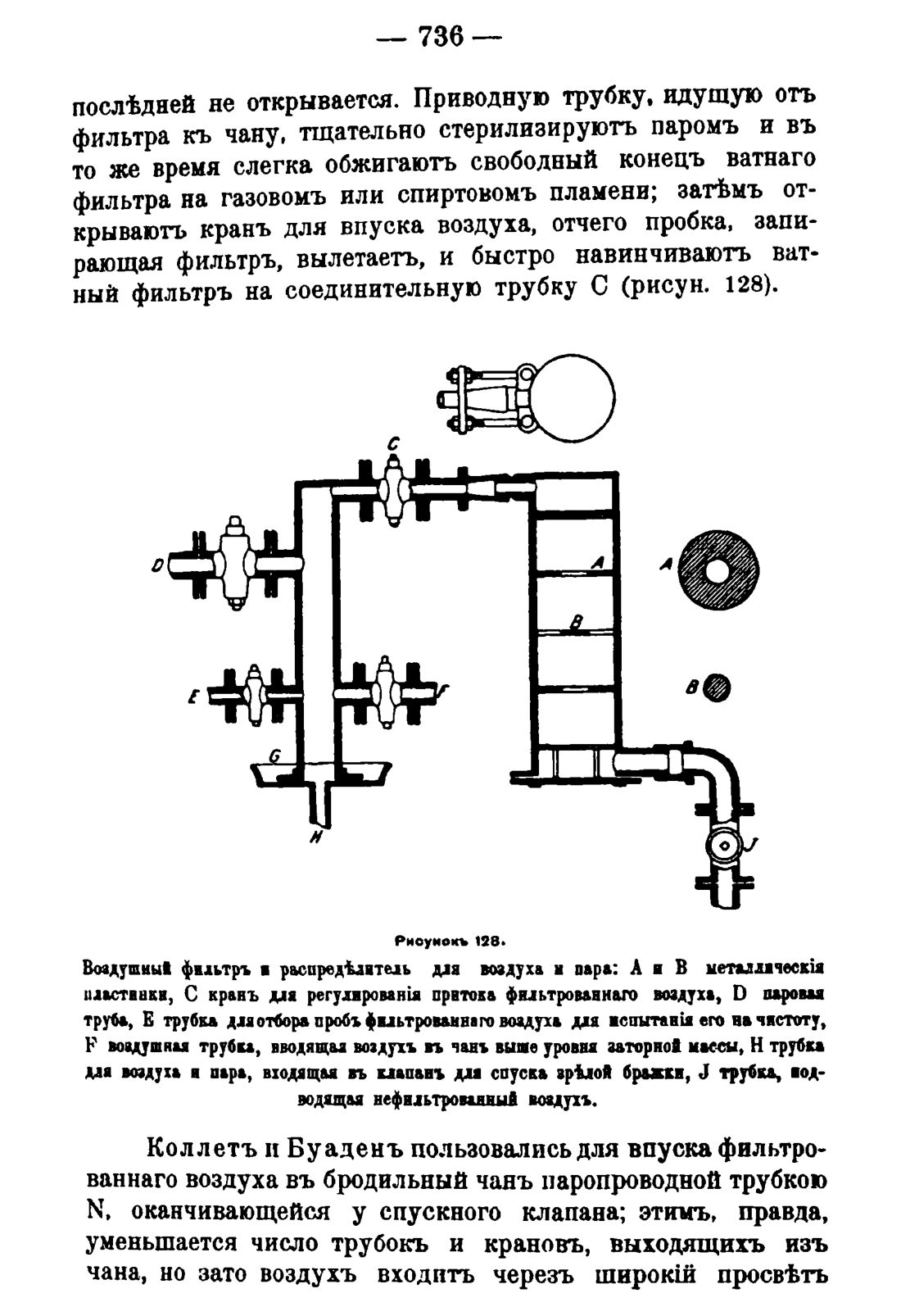 Скан страницы 750 книги «Руководство к винокуренному производству»
