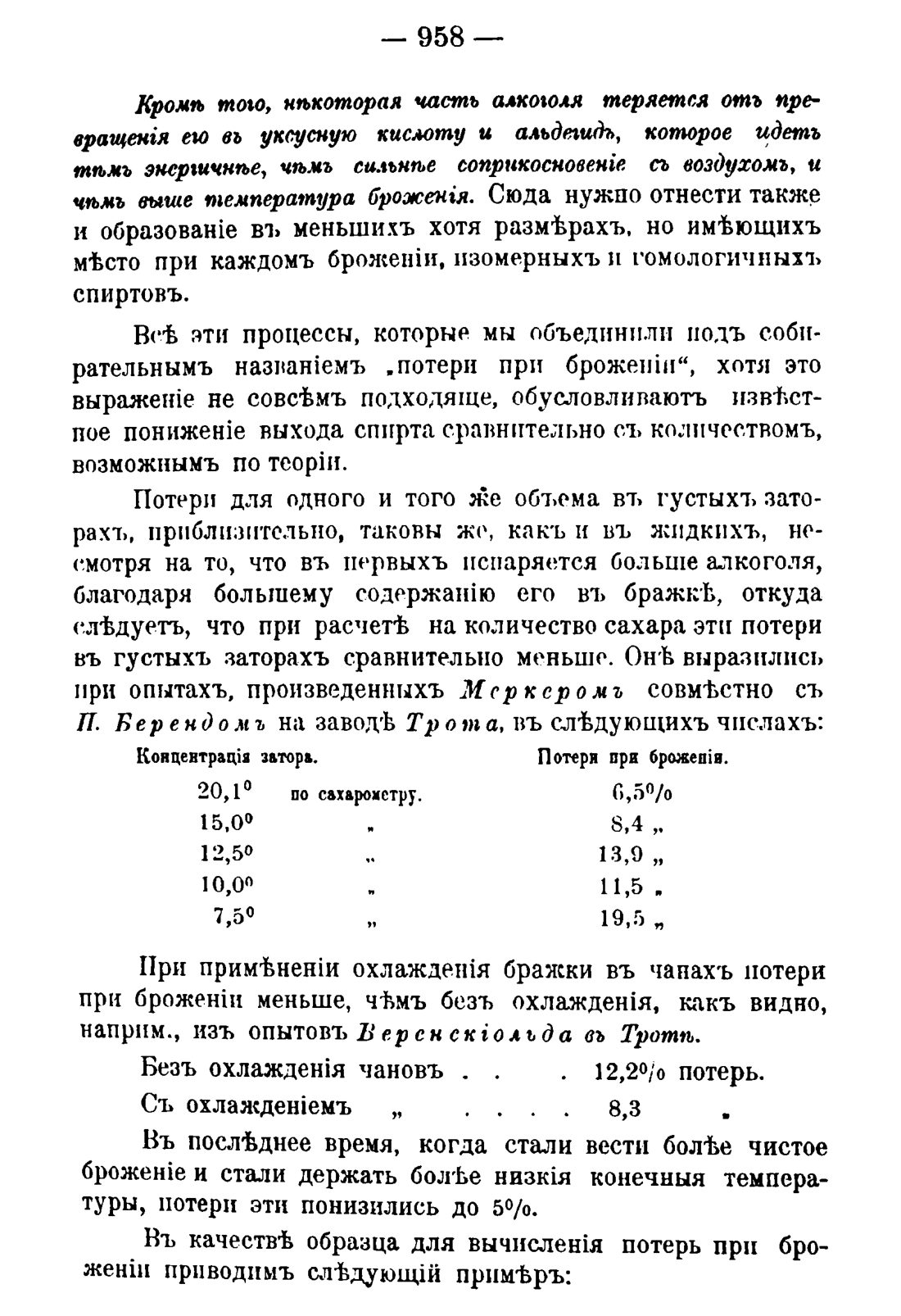 Скан страницы 972 книги «Руководство к винокуренному производству»