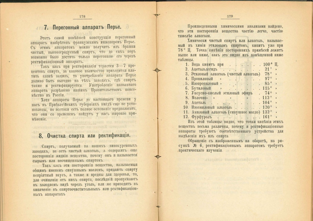 Скан страницы 90 книги «Практический руководитель по винокурению»