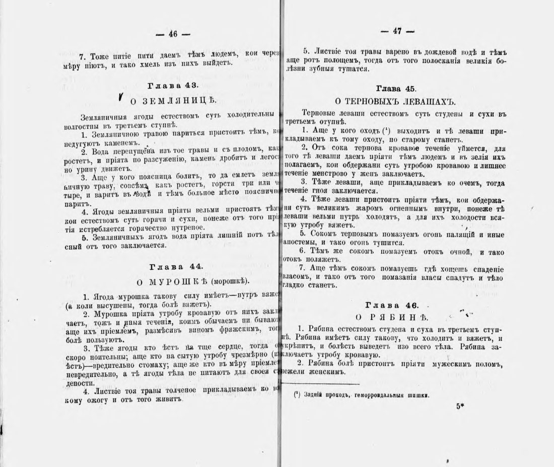 Скан страницы 34 книги «Русские простонародные травники и лечебники»
