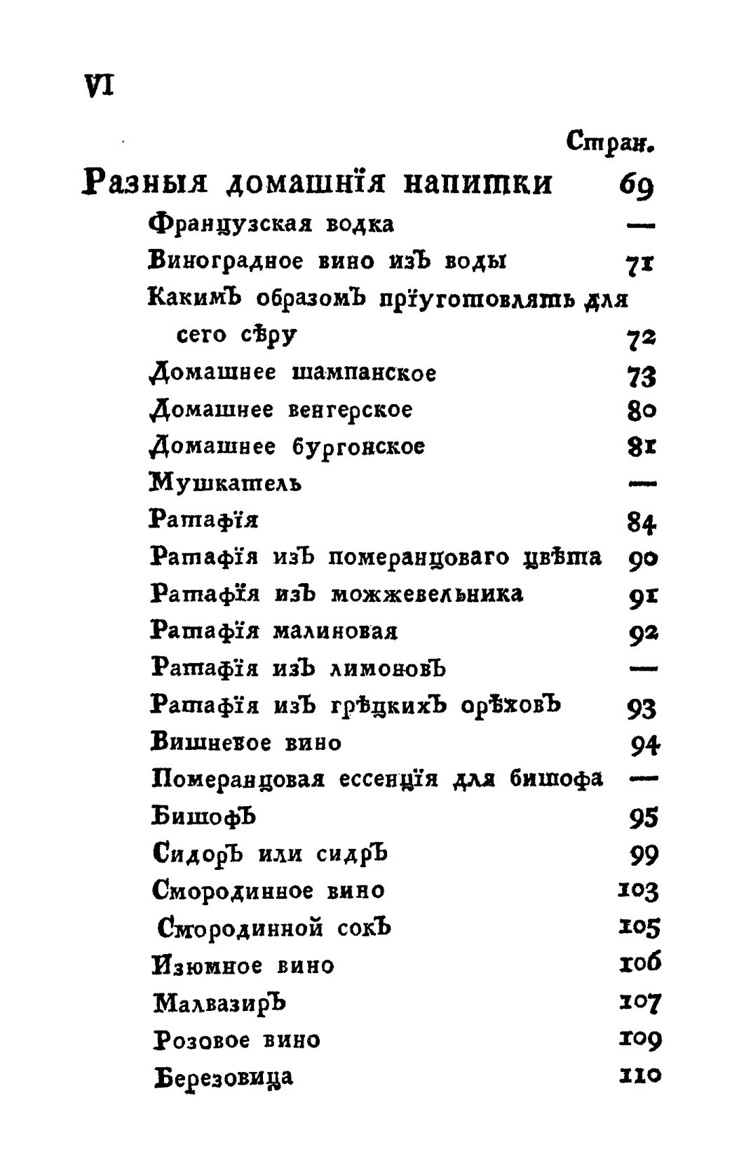 Скан страницы 6 книги «Винокуръ, пивоваръ, медоваръ, водочный мастеръ, квасникъ, уксусникъ и погребщикъ»