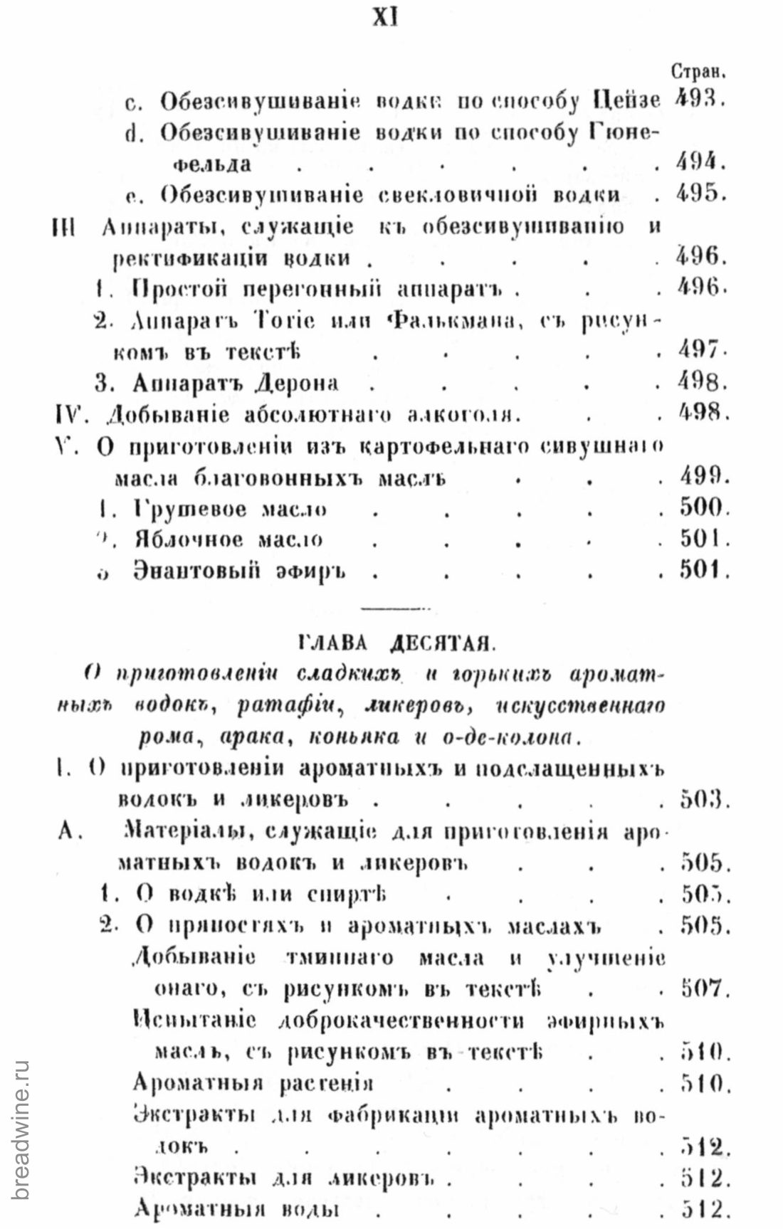 Скан страницы 13 книги «Руководство по винокурению»