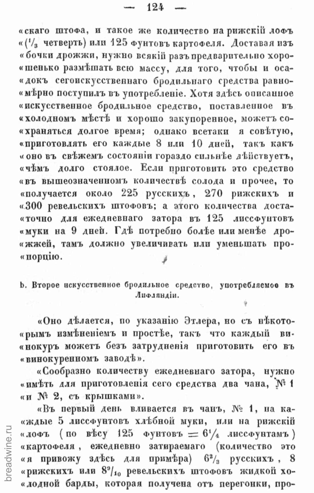 Скан страницы 141 книги «Руководство по винокурению»