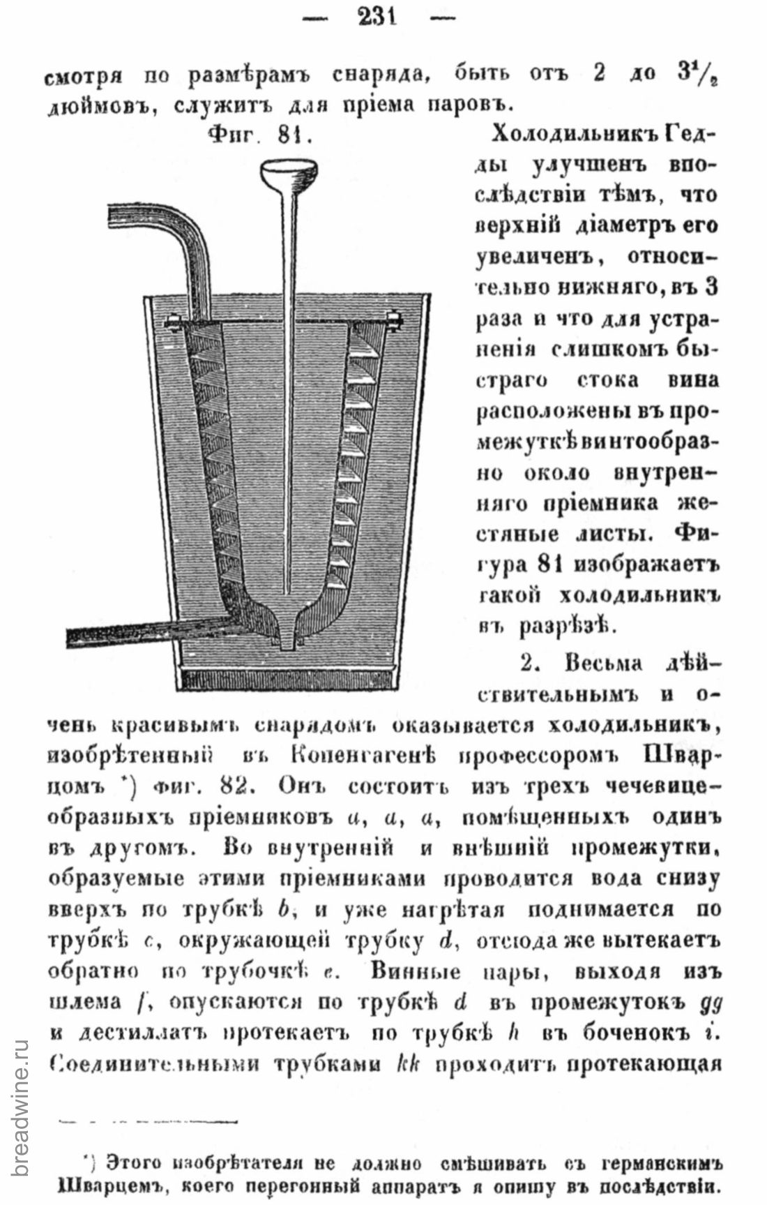 Скан страницы 248 книги «Руководство по винокурению»