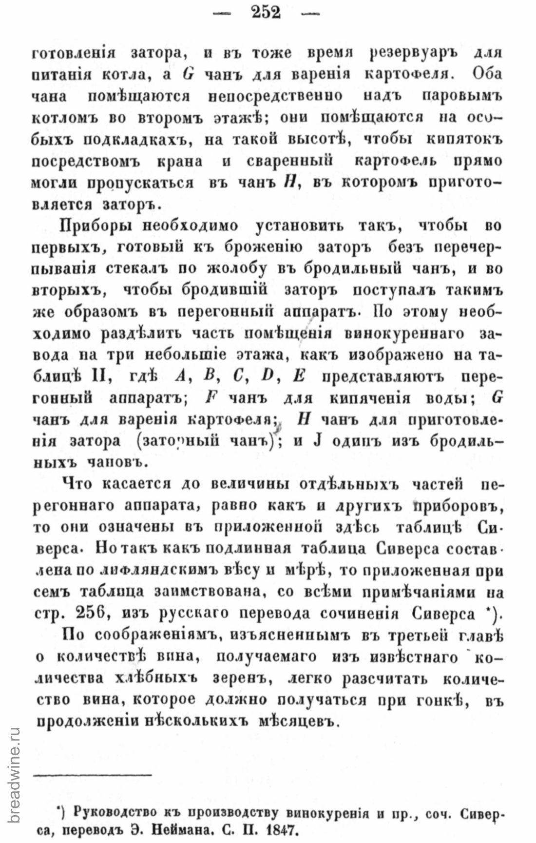 Скан страницы 267 книги «Руководство по винокурению»