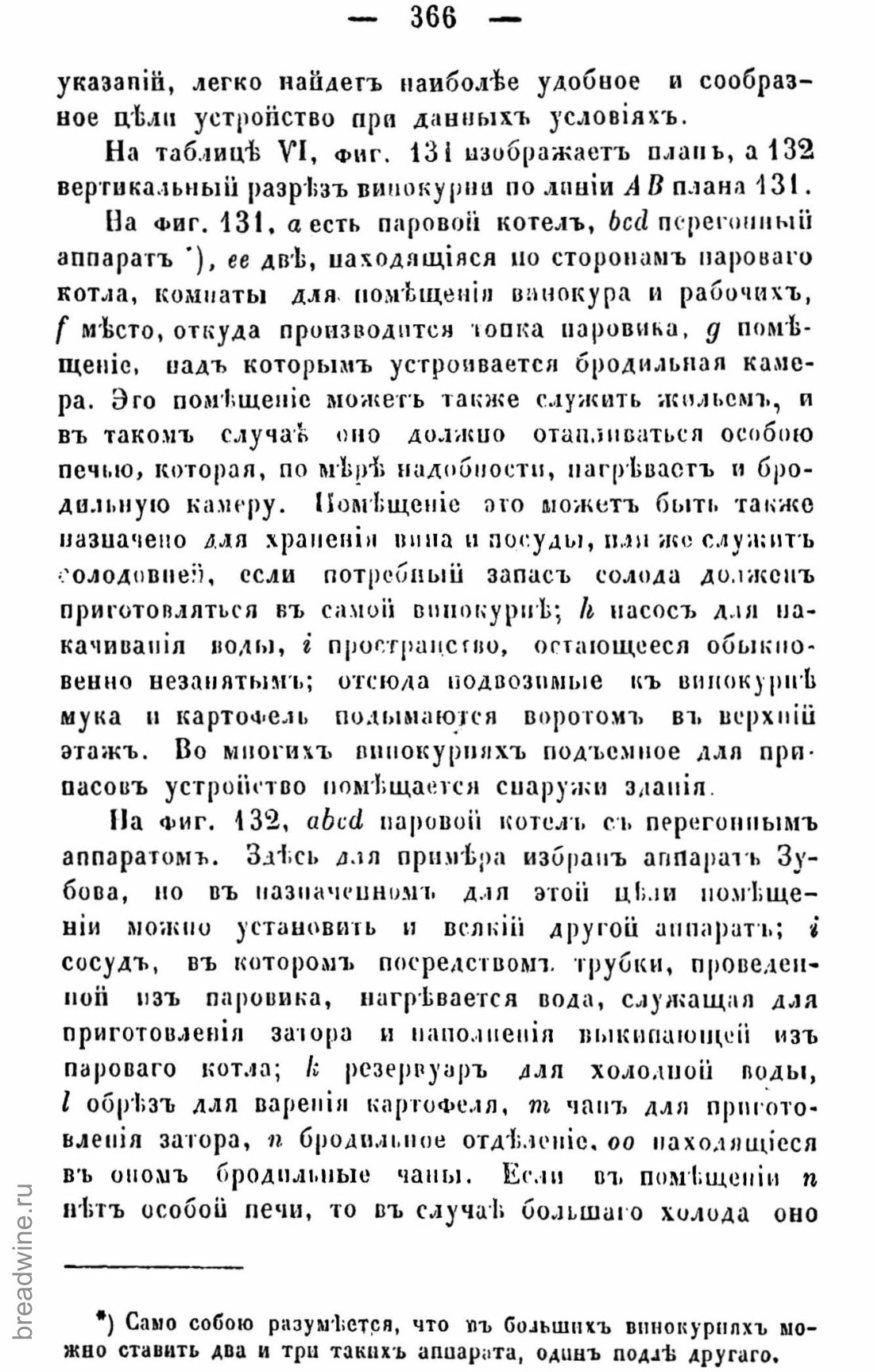 Скан страницы 381 книги «Руководство по винокурению»
