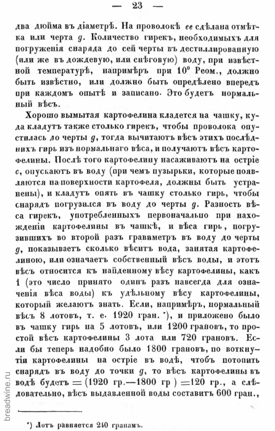 Скан страницы 40 книги «Руководство по винокурению»