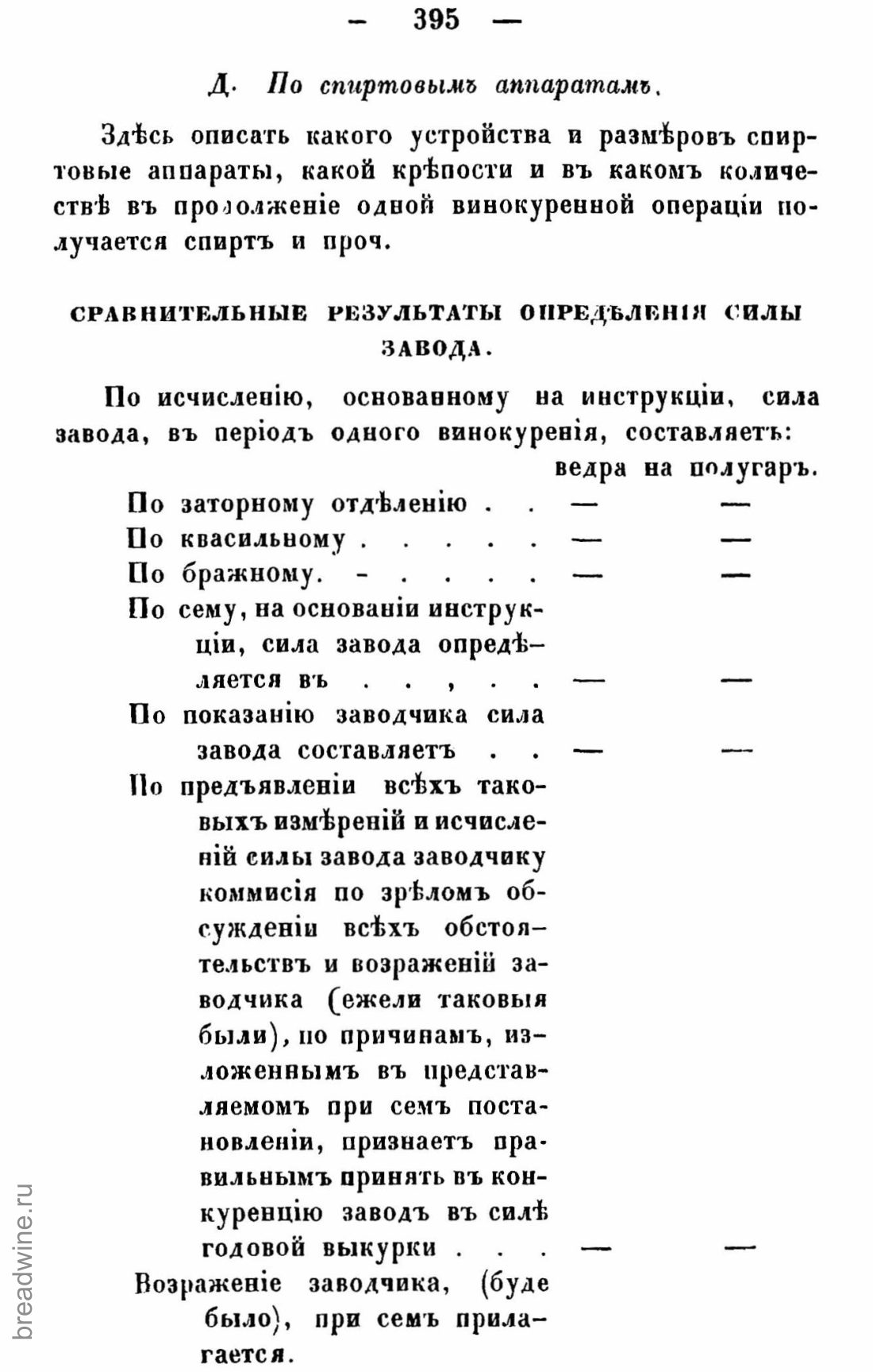 Скан страницы 410 книги «Руководство по винокурению»