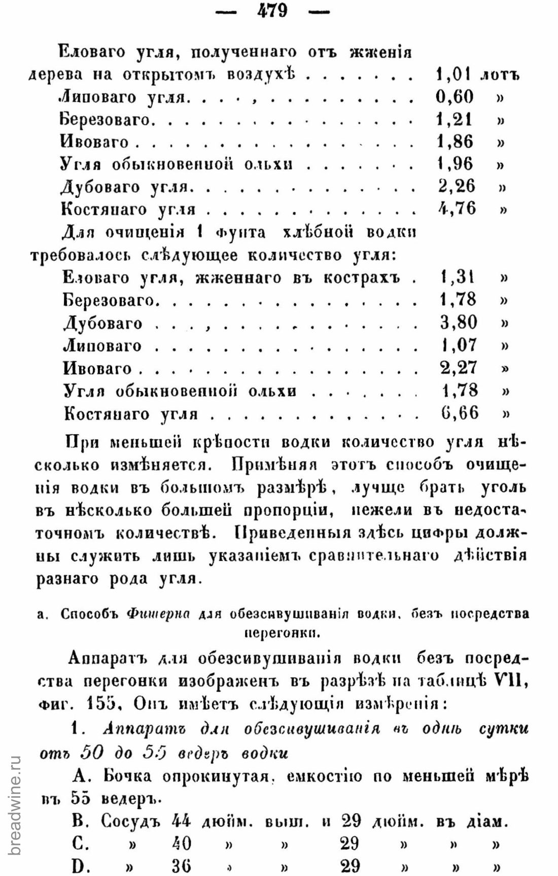 Скан страницы 494 книги «Руководство по винокурению»
