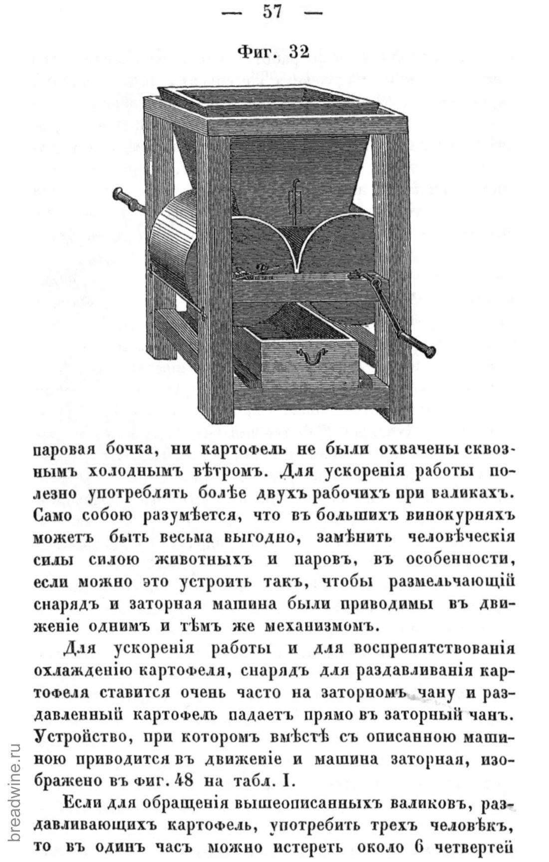 Скан страницы 74 книги «Руководство по винокурению»