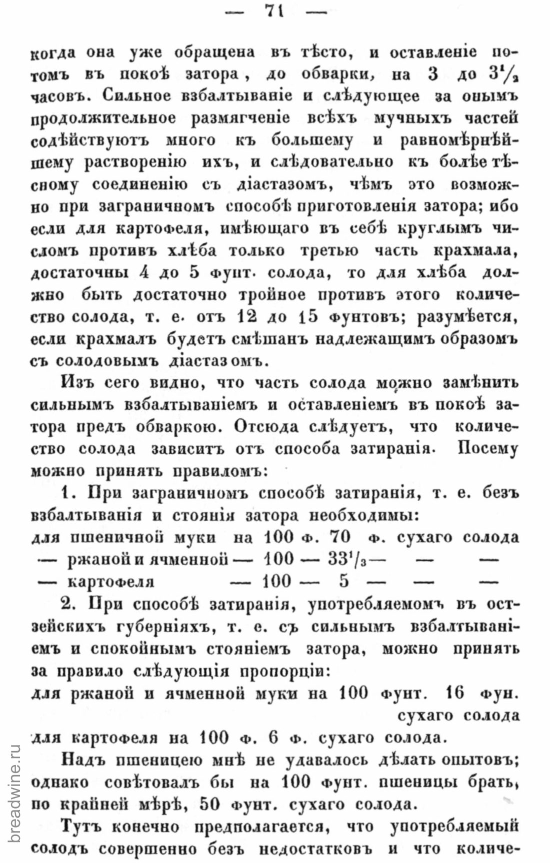 Скан страницы 88 книги «Руководство по винокурению»