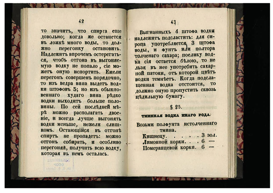 Скан страницы 22 книги «50 малороссийских спообов настаивать»