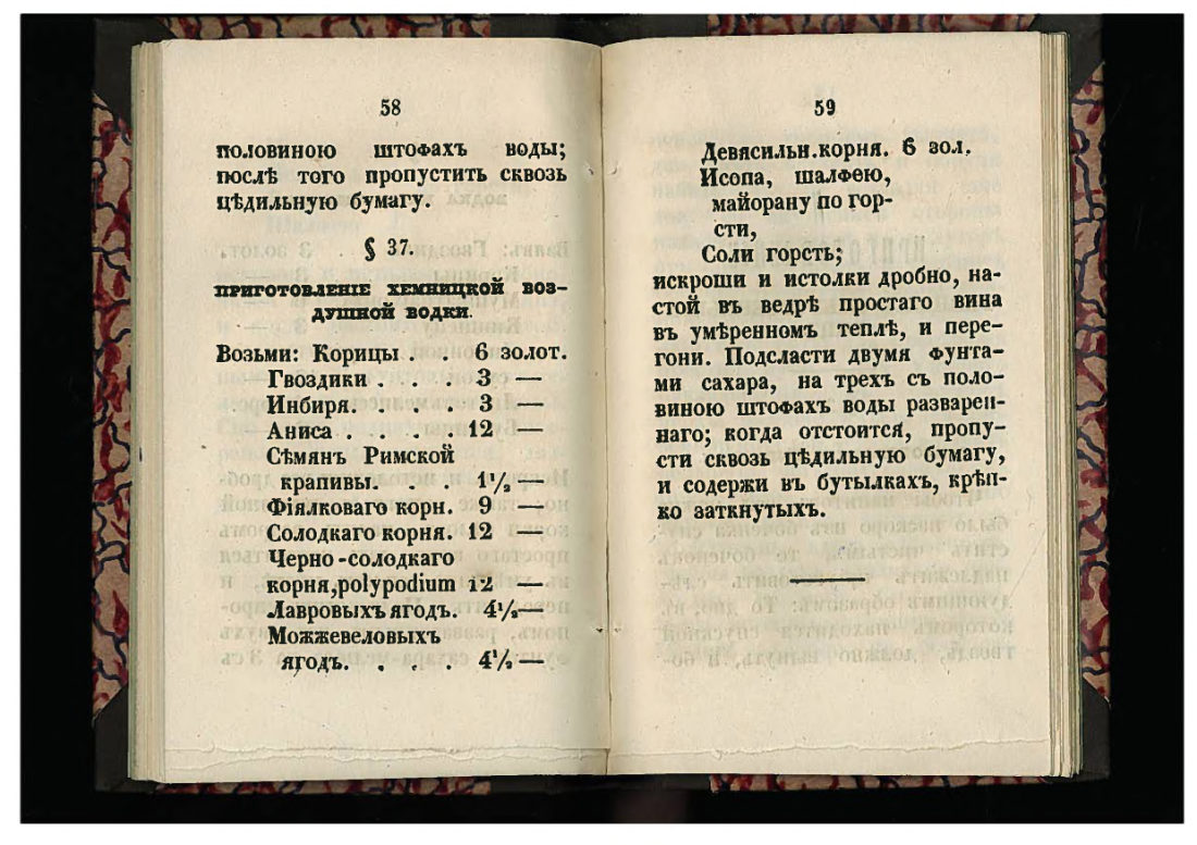 Скан страницы 30 книги «50 малороссийских спообов настаивать»