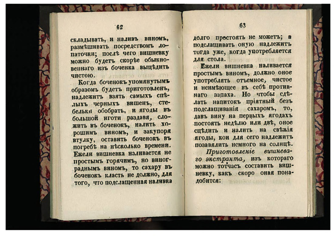 Скан страницы 32 книги «50 малороссийских спообов настаивать»