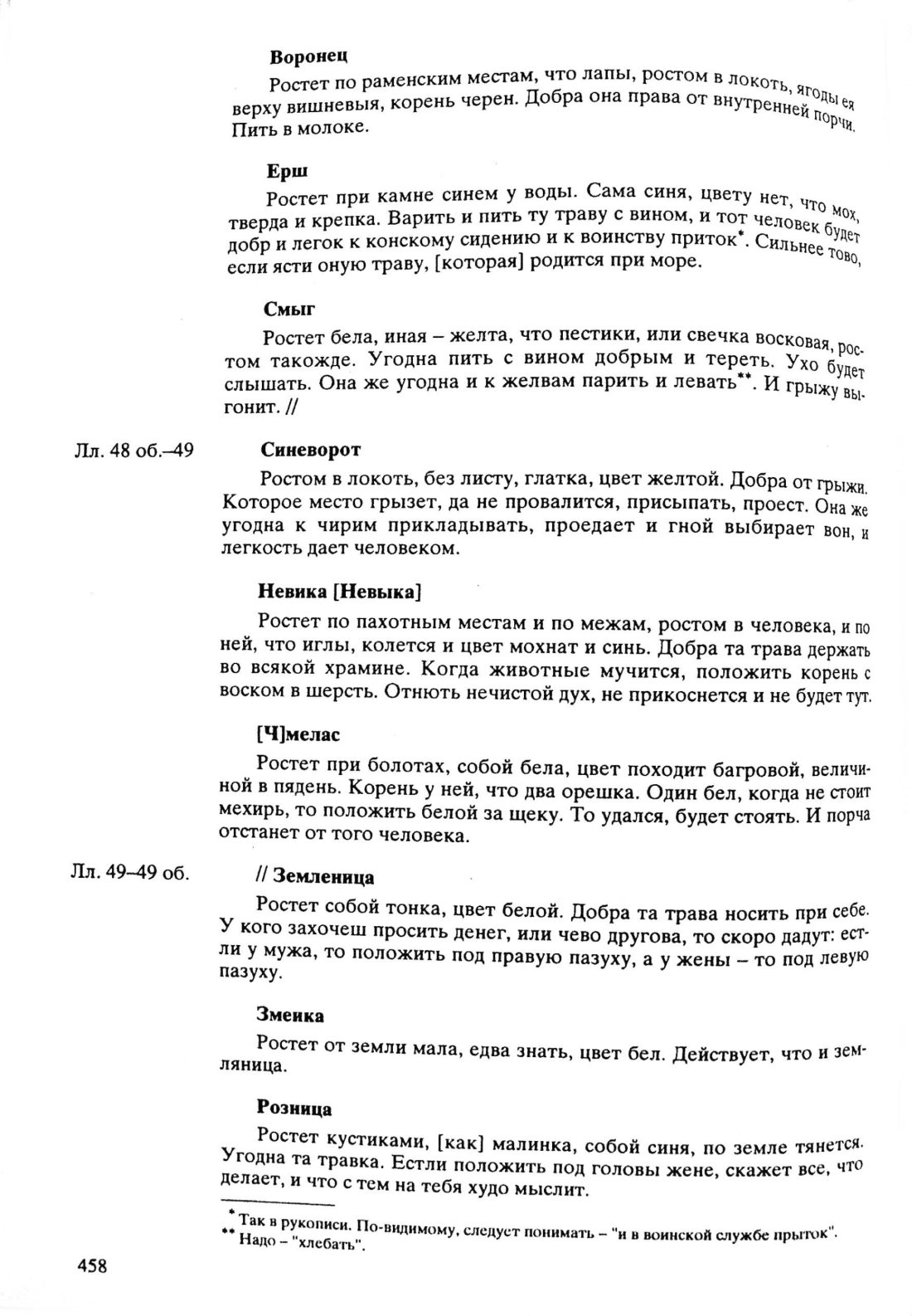 Скан страницы 45 книги «Травник Южной Сибири»