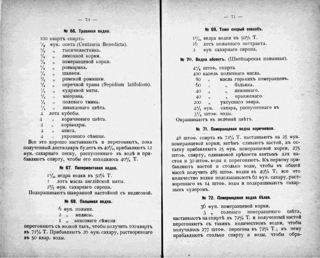 Скан страницы 35 книги «Полный домашний буфет водок и наливок»