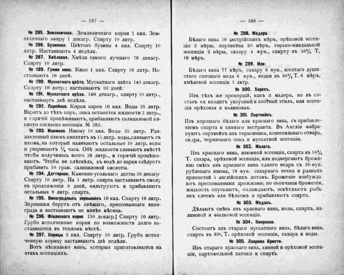 Скан страницы 94 книги «Полный домашний буфет водок и наливок»
