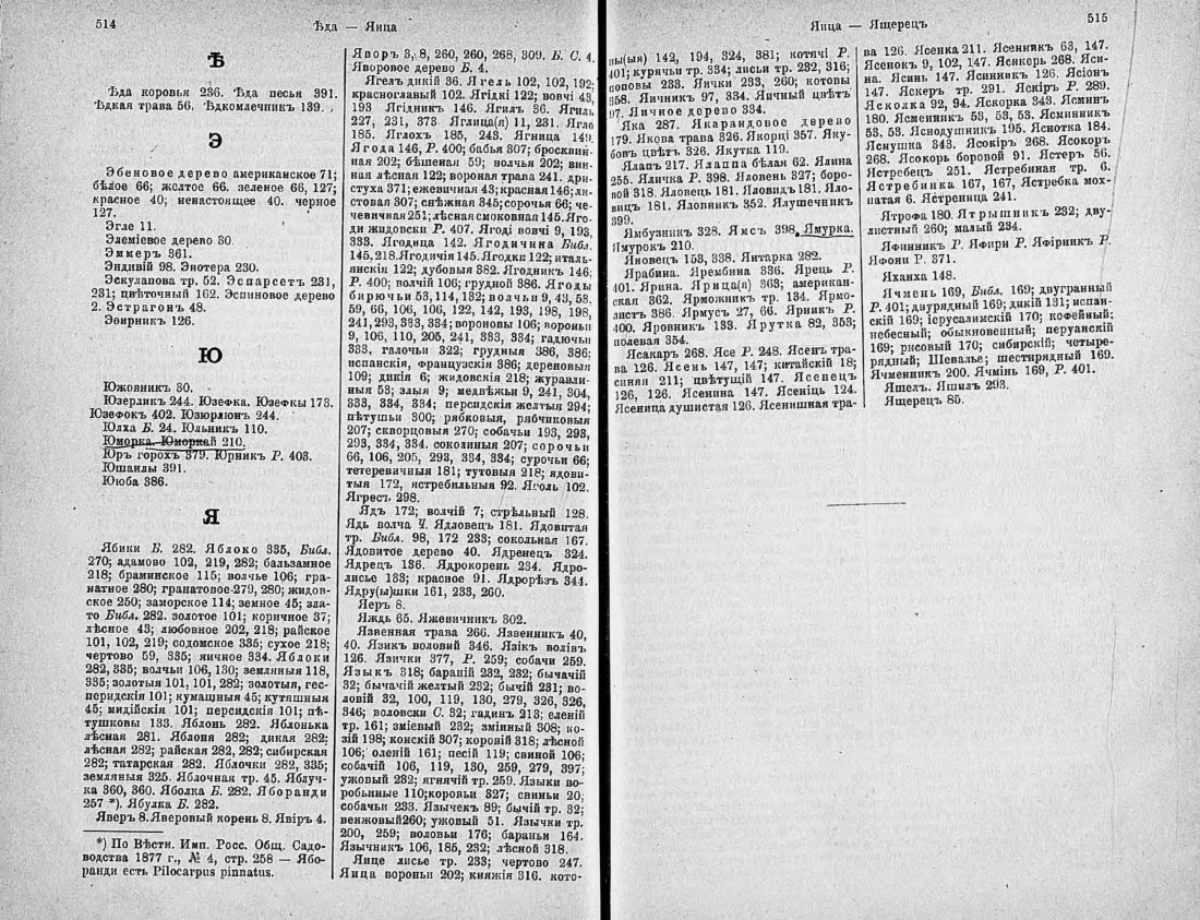 Скан страницы 272 книги «Ботанический Словарь»