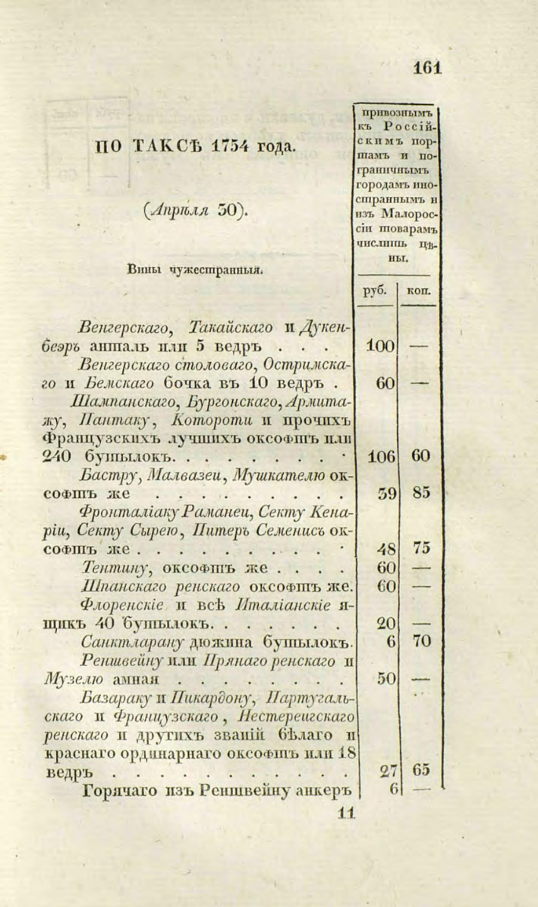 Скан страницы 189 книги «О виноделии и винной торговле в России»