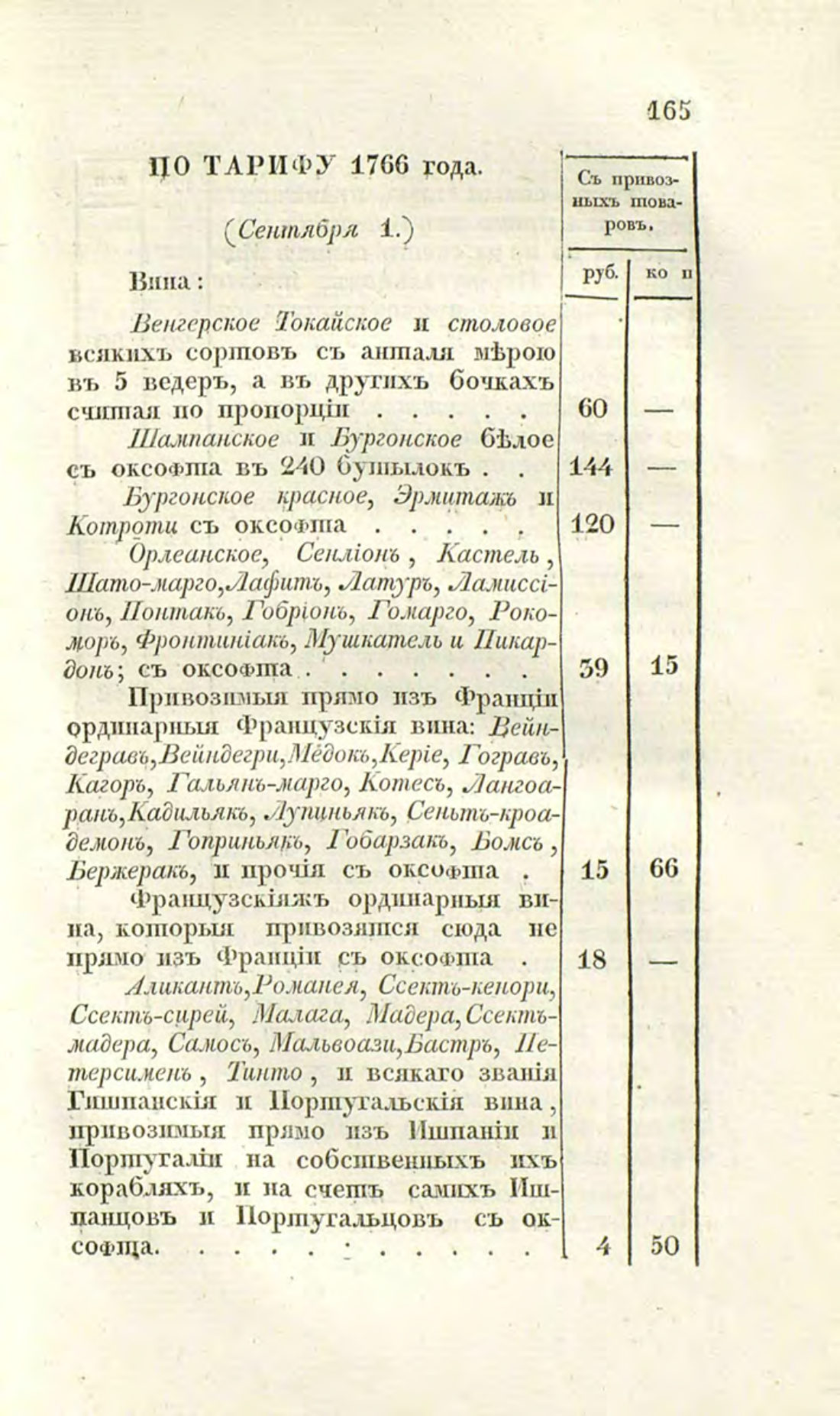 Скан страницы 193 книги «О виноделии и винной торговле в России»