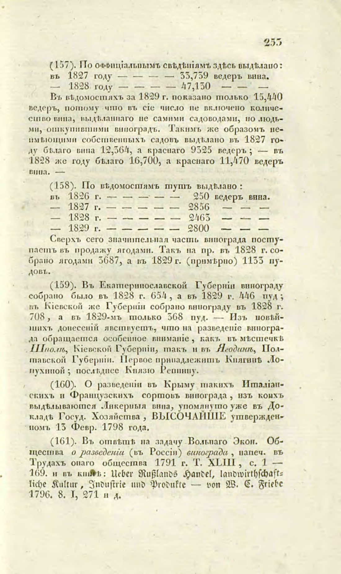 Скан страницы 280 книги «О виноделии и винной торговле в России»